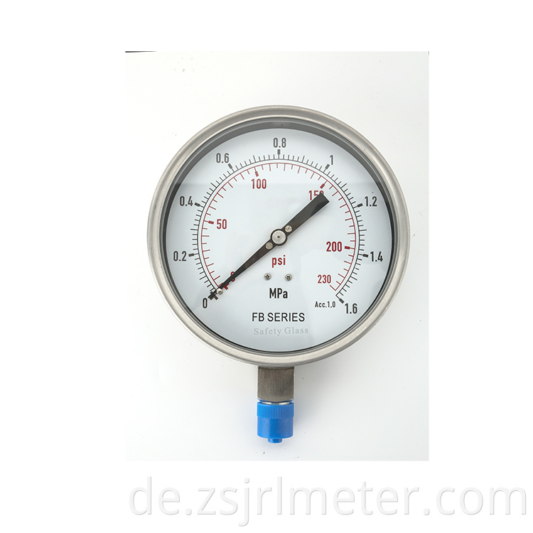 Heißer Verkauf von guter Qualität Kapsel Edelstahl Manometer Mimor Druckmesser